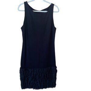 Pink Tartan Black with Ruffled Hem Dress Size Large